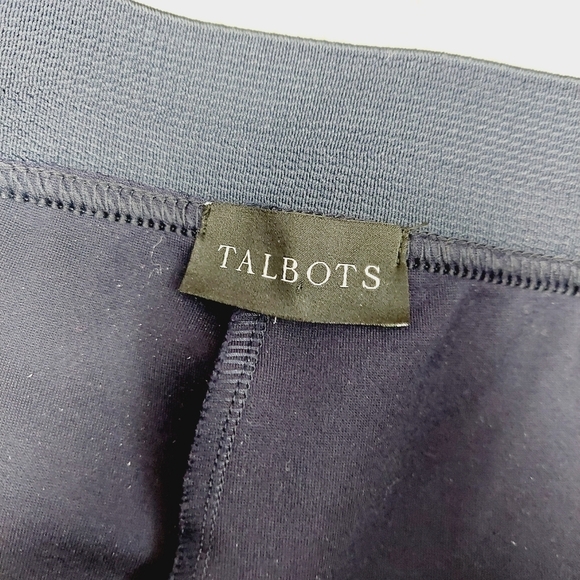 Talbots Soho Blue Solid Shadow Heather Leggings P3932 - Picture 8 of 11